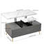 Table basse à plateau relevable moderne avec tiroirs Modern