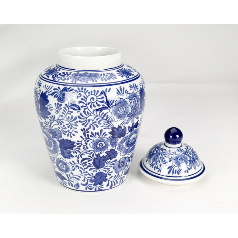 Alauna Porcelain Ginger Jar