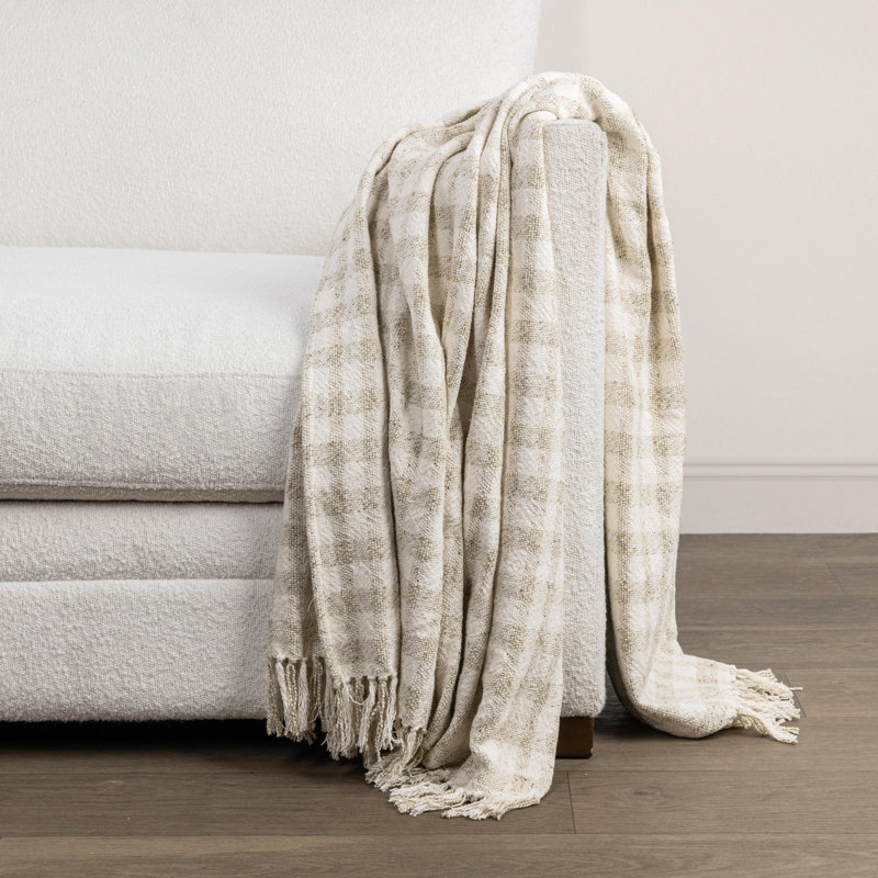 Sari Cotton Blend Accent Throw