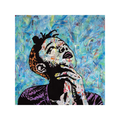 Thinker by Amy Smith - Wrapped Canvas Giclee Art Print