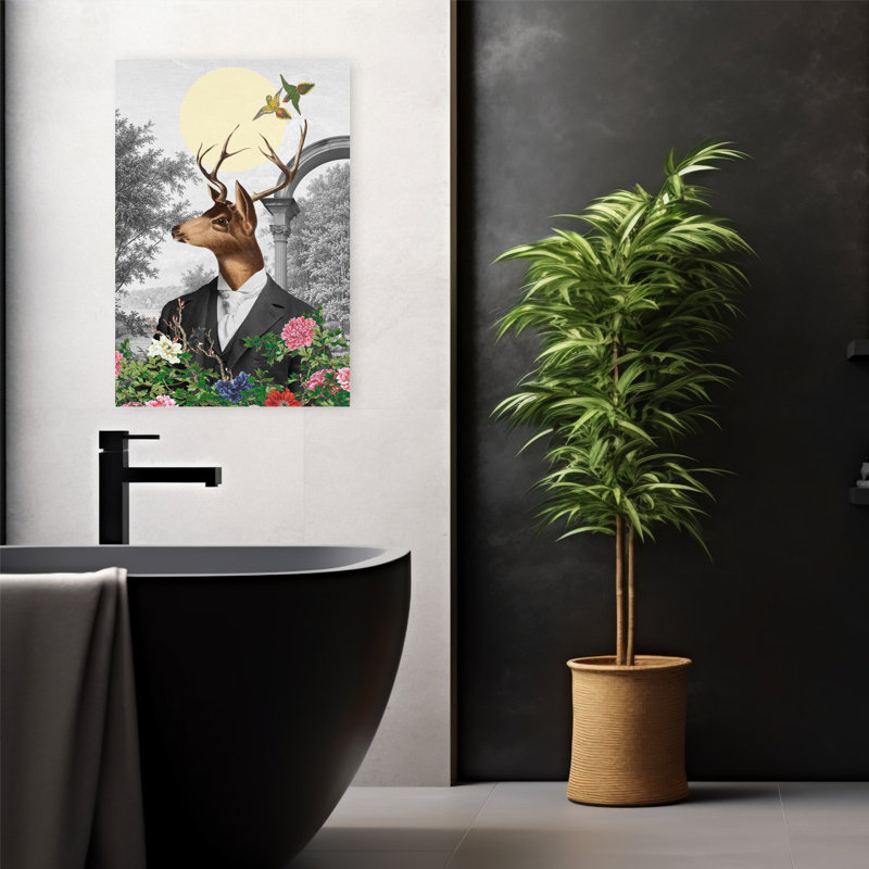 Art contemporain sur toile, H 24 po x l 16 po