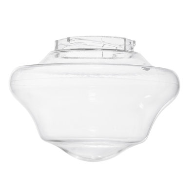 myFanimation Ceiling Fan Schoolhouse Glass - Clear