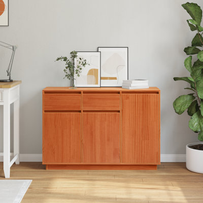 110cm Solid Wood Sideboard