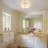 3-Light Bowl Glass Semi Flush Mount