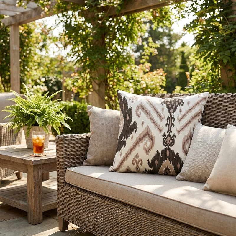 Amare Dream Square Indoor/Outdoor Pillow Cover & Insert, Square 24"