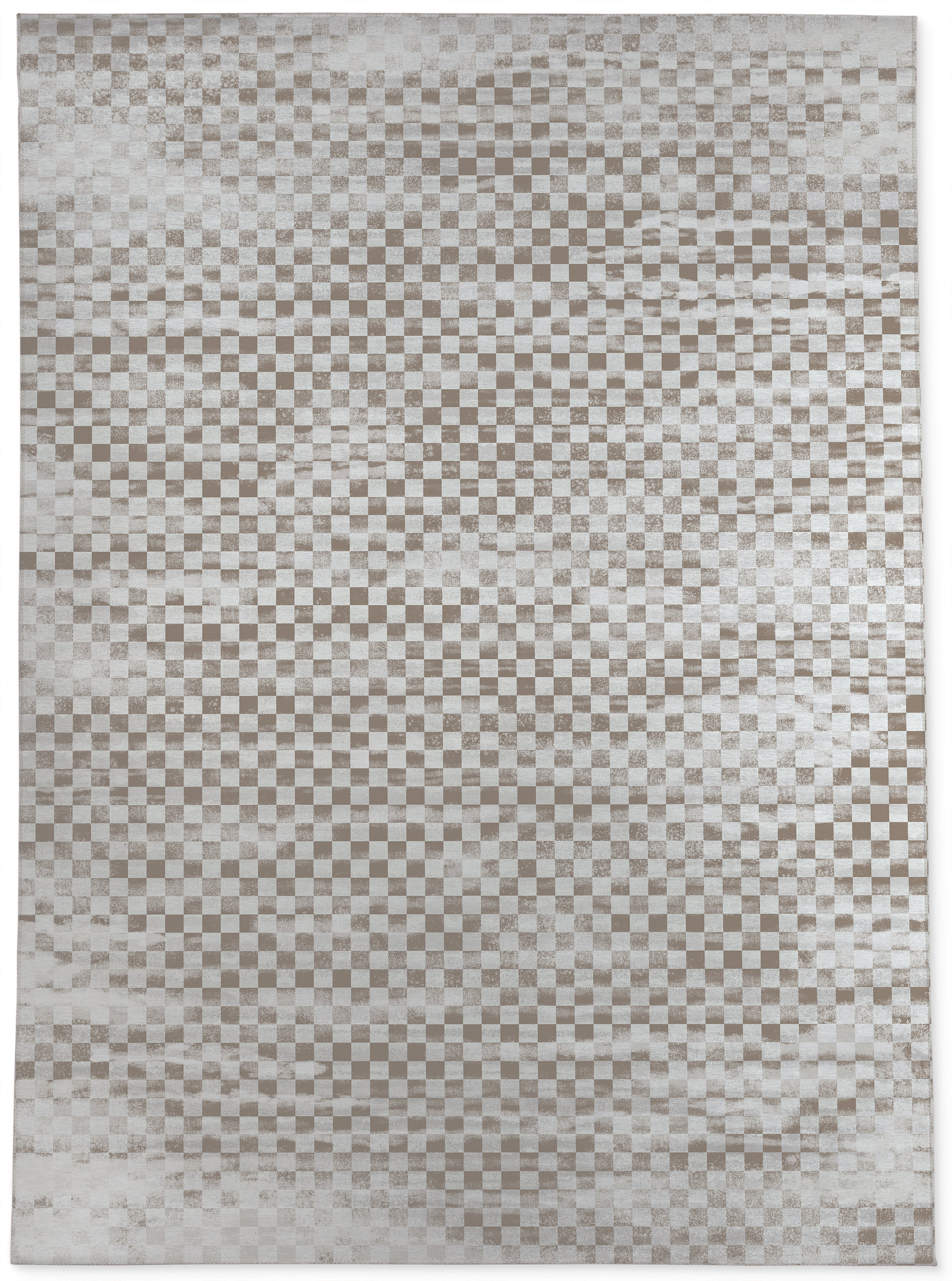 Shunette Geometric Machine Woven Cotton/Polyester Area Rug in Gray Foundry Select Rug Size: Rectangle 5'1 x 7'5