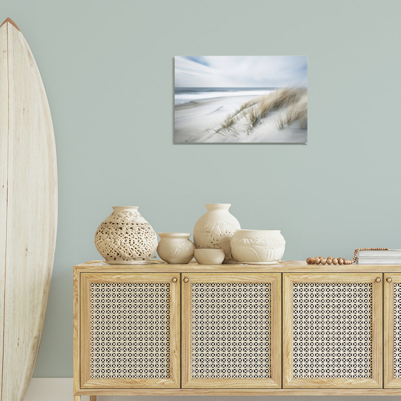 «Beach Grass Landscape», art mural par Lazar Studio, H 16 po x l 24 po