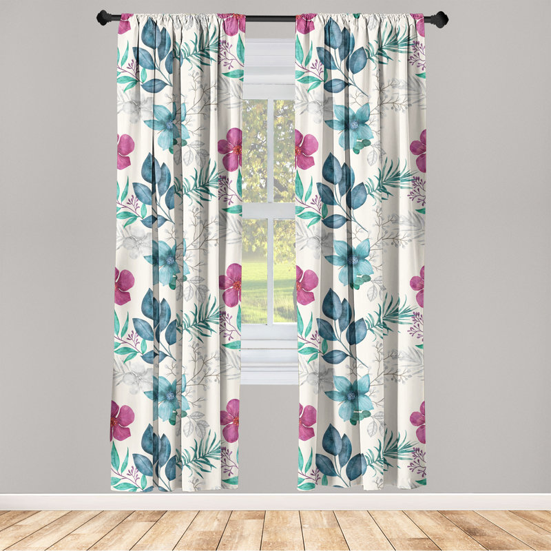 Semi Sheer Curtain Pair