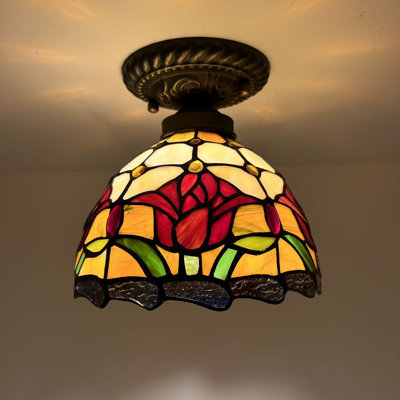 8'' 1 - Light Bowl Ceiling Fan Light Kit