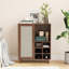Buffet avec rangement, armoire à vin de 34 pouces avec porte-bouteilles, armoires à buffet pour la maison et le salon-868926961