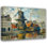 Monet, Claude, reproduction d'art sur toile tendue: Le moulin à vent sur la grotte Onbekende, Amsterdam, 1874