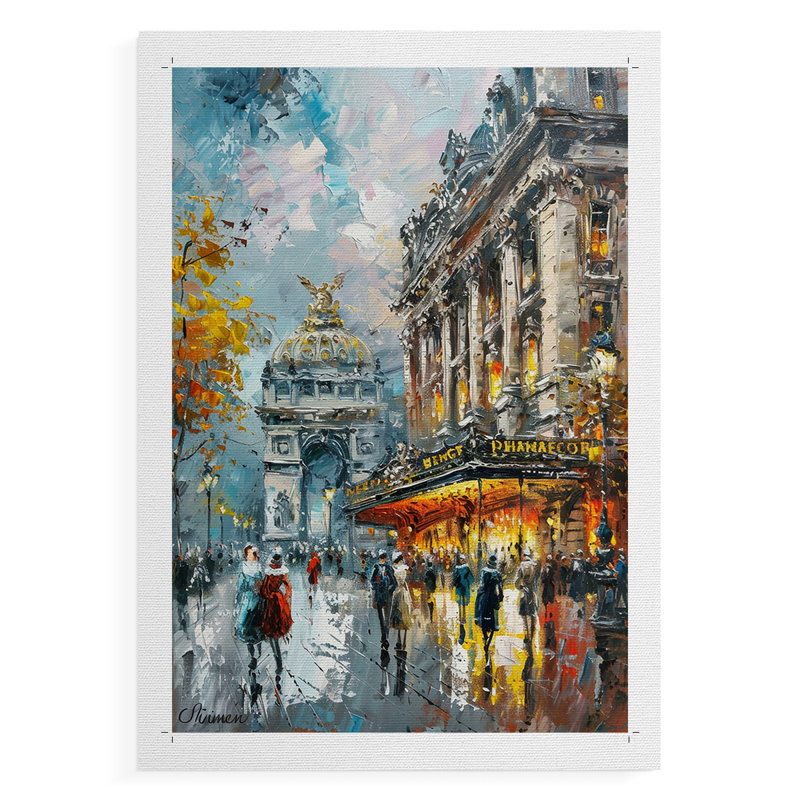 Paysages de la série CCDXL III - Impression sur toile seulement - NON-CADRE