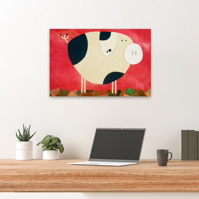 Pig Newton - Children Animals Pigs Art