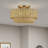 Weavington 3 Light Antique Gold Leaf Large Semi-flush-121436179-121436176