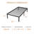 Bed Frame - Metal Platform Bed Frame Mattress Foundation With Steel Slat Support, No Box Spring Needed, Storage Space Under Frame-1256678950