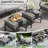 Vanwagenen 5-Person Patio Conversation Set With Cushion-842877004