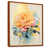 Toile avec cadre flottant brun