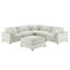 Canapé modulaire 6 pièces Caylie - Ivoire-1645572020