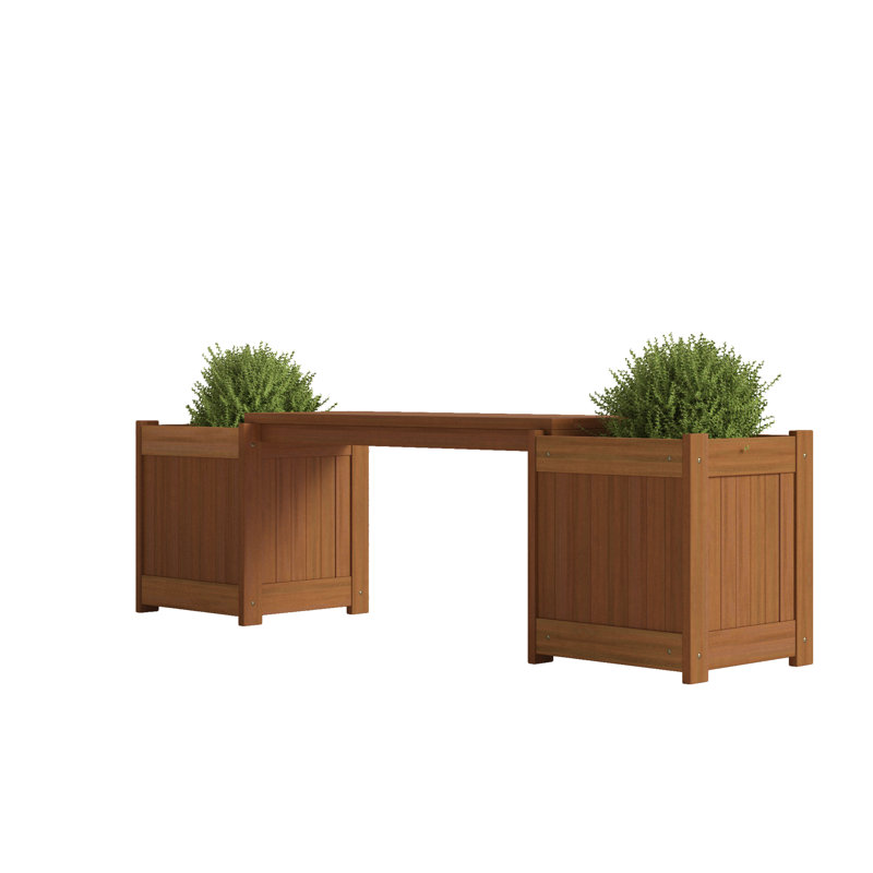 Fallah Raised Garden Bed, Brown