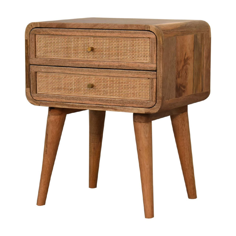 Filzer 45cm W Solid Wood Bedside Table