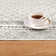 Grey/Beige Oriental Floral Machine Washable Area Rug with Non-Slip Backing