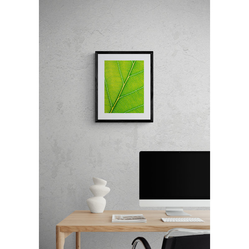 Autumn Leaf by Philippe Monthoux, Black Framed Paper, 20" H x 16" W