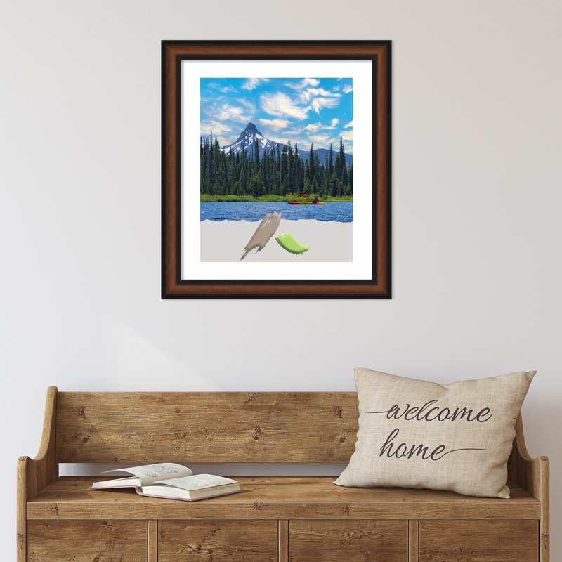 Matisse Brown Picture Frame with Mat, 20" x 16"