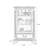 Maroon Solid Wood+Glass Display Cases