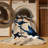 Washable Barn Swallow Birds Area Rug-1786991237