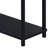 Black Desk With 3 Bookshelf And Dependable Side Shelf Practical Office Useful-230422611