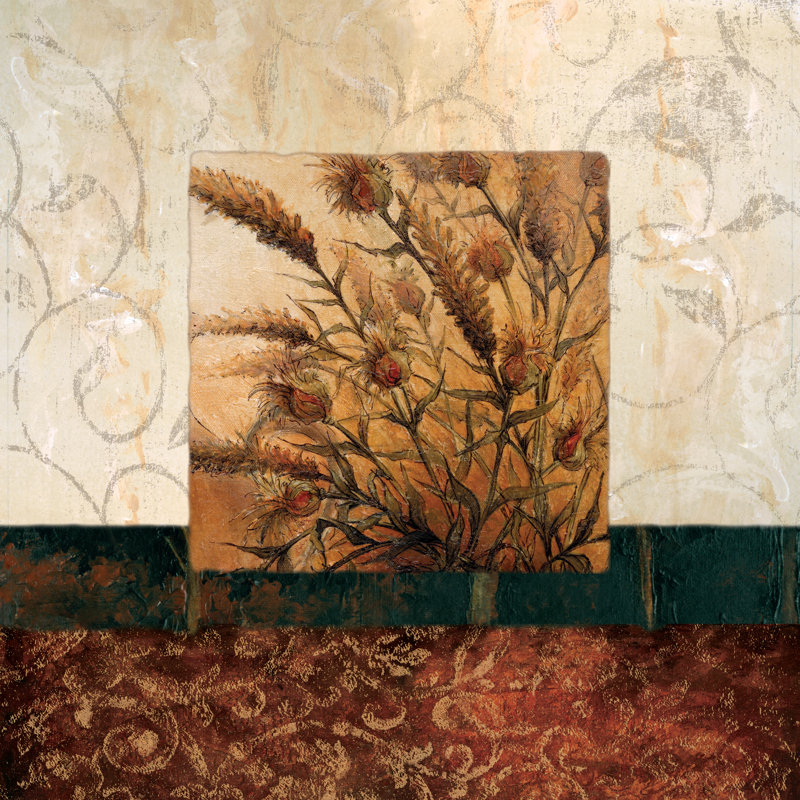 Dried Flowers - Wrapped Canvas Print, 30cm H x 30cm W x 3.8cm D