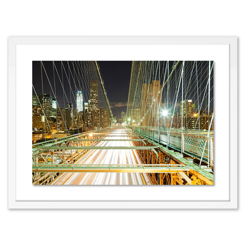 Zoom I Print by Jakob Wagner, White, 18" H x 24" W x 1.5" D