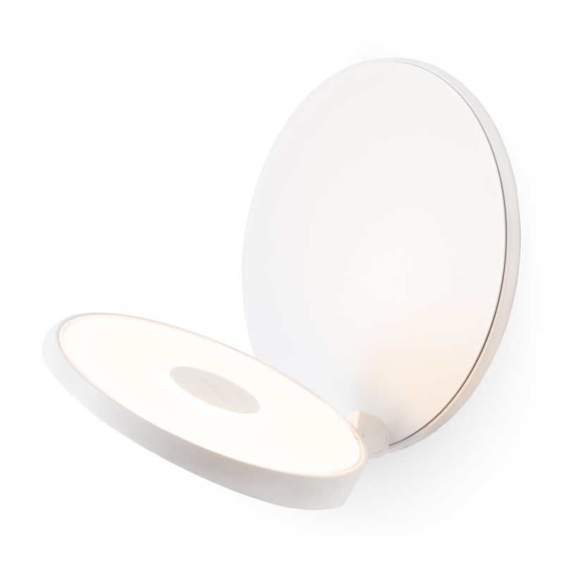 Plafonnier encastré à DEL 1 lumière Gravy, Blanc mat