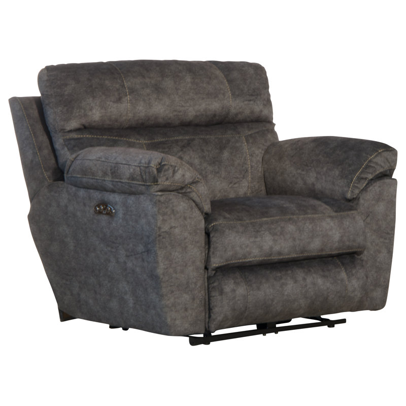 Fauteuil inclinable standard Ameja, 100 % polyester fumée, Non