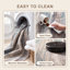 Tapis moderne ajouré à poils courts, uni, bleu sarcelle, beige, gris, brun, blanc, lavable à la machine, antidérapant, pour l'intérieur et l'extérieur, adapté aux animaux de compagnie, idéal pour le salon, la chambre, la salle à manger, l'entrée, le corridor, le bureau-1316456317