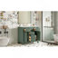 Ensemble de meuble-lavabo 36 po avec lavabo en céramique 36 po, meuble-lavabo simple autoportant moderne avec 4 tiroirs et 2 armoires, meuble de rangement pour la salle de bain, ensemble de meuble-lavabo à cadre en bois, vert-265650721