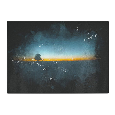 Tempered Glass Lone Tree in Brandenburg Germany Chopping Board