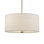 Luminaire suspendu tambour en laiton à 3 lumières Paulisha