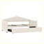 Lit de jour rembourré simple avec lit gigogne escamotable à hauteur réglable et port de charge USB et Type-C, structure de lit de jour avec 2 poches latérales, aucun sommier nécessaire-2064755376