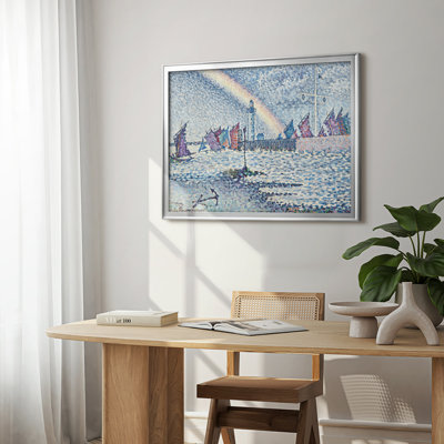 Scène de port avec arc-en-ciel - Paul Signac - Toile tendue avec châssis, 1899