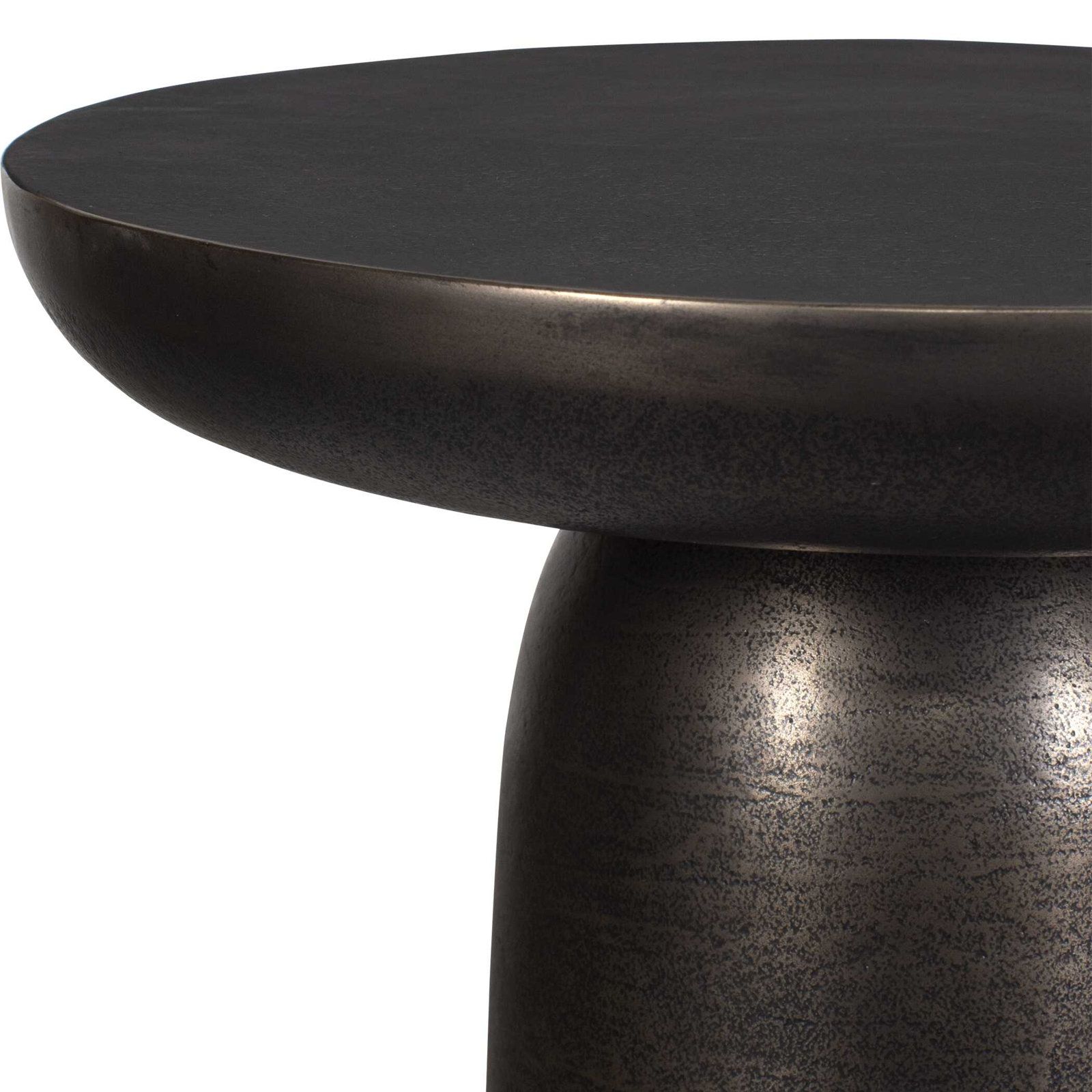15" Patio Side Table, Brown