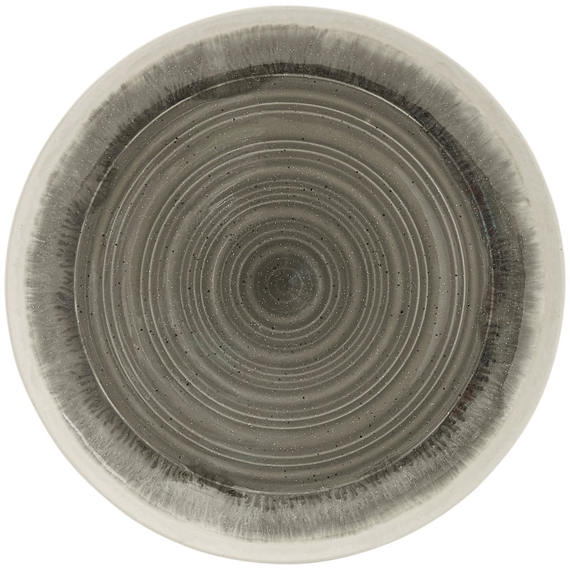 Hearth Grey Ceramic 16-Piece Dinnerware Set