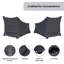 Housses pour chaises longues en teck Almira