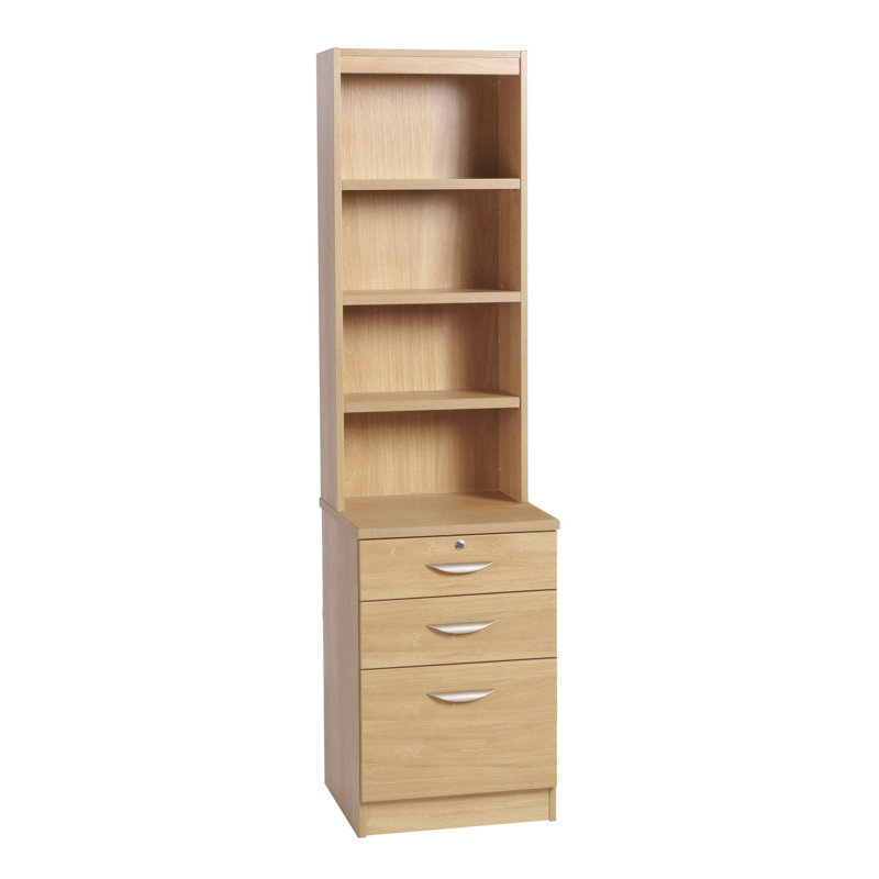 Cormac 48cm Wide 3 -Drawer File Cabinet, Classic Oak