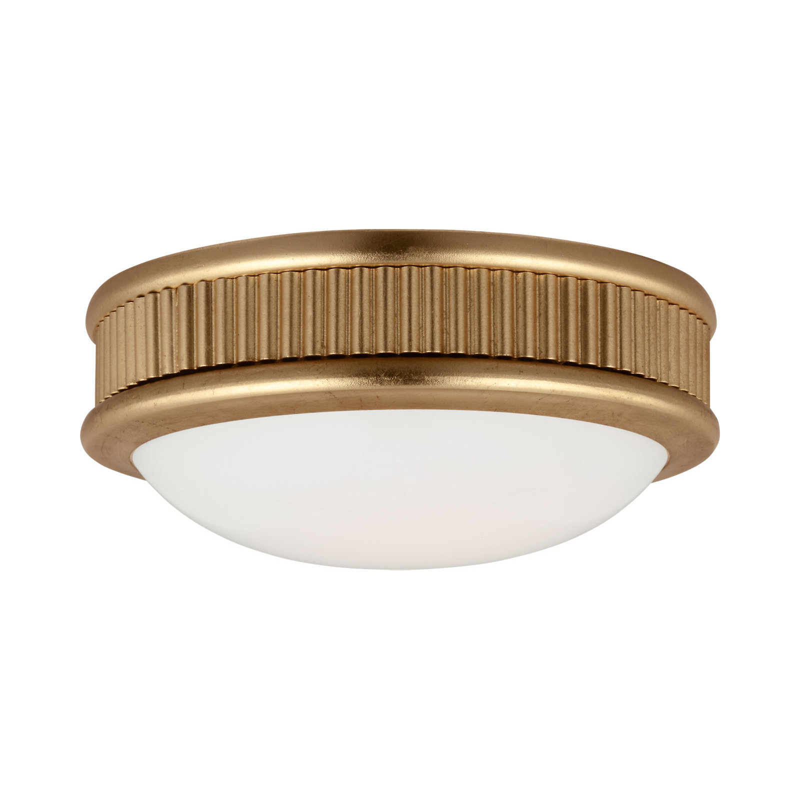 Rigsby Flush Mount, 3" H x 8" W x 8" D, Gild