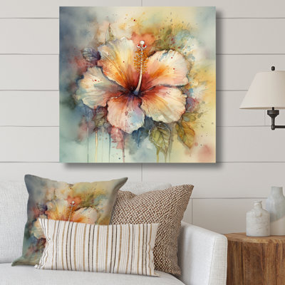 Rubyanne Petals of Hibiscus I sur impression sur toile