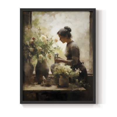 Reproduction encadrée WOMEN Series CDXII - bois massif