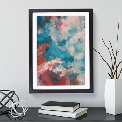 Roadrunner Abstract - Single Picture Frame Painting
