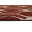 Tapis rouge à motif géométrique Akihiro