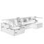 Canapé modulaire en U